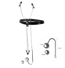 Бондажный набор с металлическим анальным крюком №4 Art of Sex Bondage set with anal hook Blanca №4