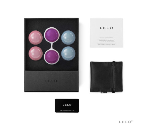 Набор вагинальных шариков LELO Beads Plus, диаметр 3,5 см, изменяемая нагрузка, 2х28, 2х37 и 2х60 г