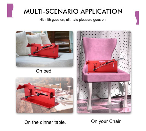 Смарт секс-машина Hismith Table Top 2.0 Pro APP Red, настольная версия