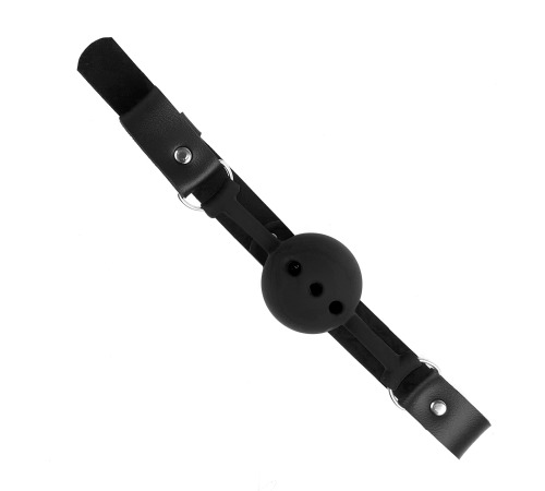 Повітропроникний кляп NeDlyaSkuki Gag Ball чорний