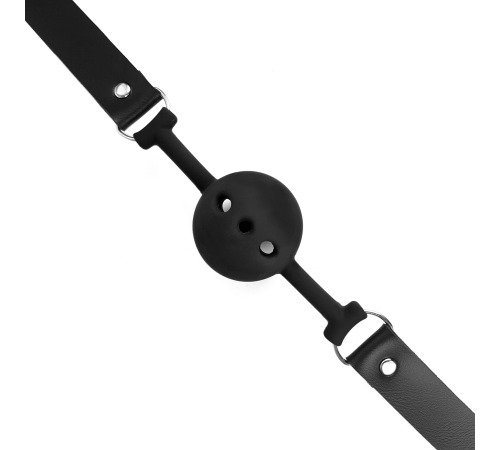 Повітропроникний кляп NeDlyaSkuki Gag Ball чорний