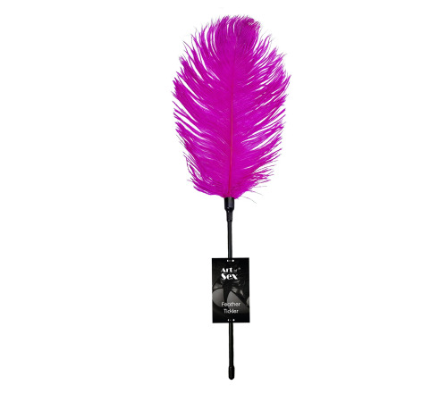 Лоскіт зі страусиним пером Art of Sex - Puff Peak, колір Темно-рожевий