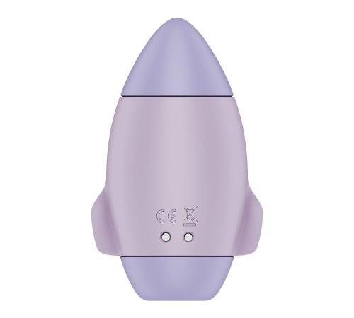 Вакуумный стимулятор с вибрацией Satisfyer Mission Control Violet, 2 независимых мотора