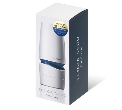 Мастурбатор Tenga - Aero Masturbator Cobalt, инновационная технология всасывания