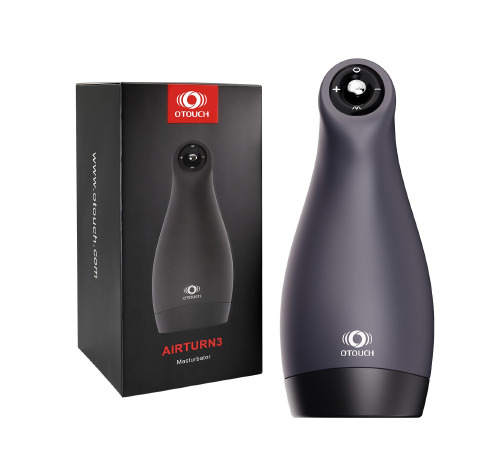 Мастурбатор Otouch AIRTURN 3, 6 режимов вибрации, 4 режима всасывания, джойстик