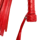 Плеть Флоггер 50 хвостов 50 см натуральная кожа Красный