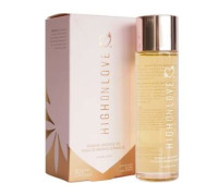 Масажна олія HighOnLove Massage Oil - Decadent White Chocolate (120 мл) з маслом насіння конопель