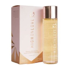 Массажное масло HighOnLove Massage Oil - Decadent White Chocolate (120 мл) с маслом семян конопли