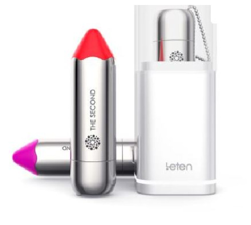Вибропуля Leten The Second scented powder с индукционной зарядкой, водонепроницаемая, очень мощная