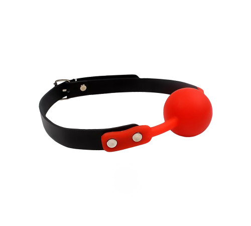 Силиконовый кляп NeDlyaSkuki Gag Ball красный