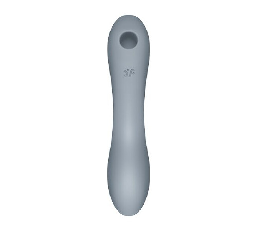 Вакуумный стимулятор с вибрацией Satisfyer Curvy Trinity 3 BlueGrey
