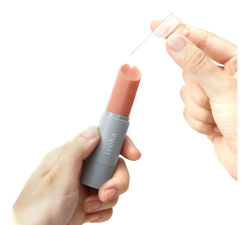Вибратор-помада IROHA STICK Grey, плавное увеличение мощности