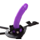 CH59213 Страпон c фиолетовой насадкой RGB Sex Harntss and Probe Chisa