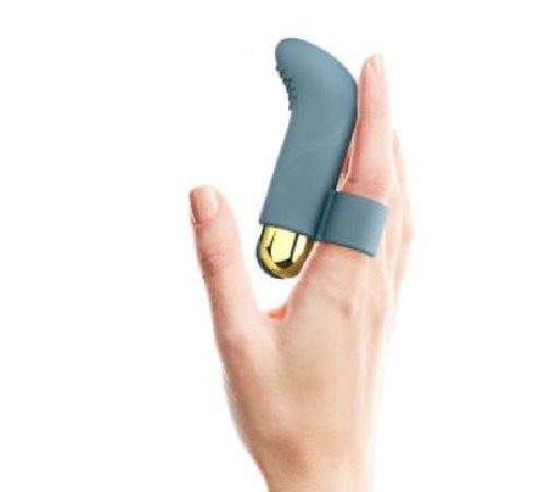 Вибратор на палец Love To Love TOUCH ME PETROLE перезаряжаемый, мощный мотор