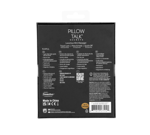 Кліторальний вібратор Pillow Talk Secrets - Playful - Clitoral Vibrator, гнучкі 