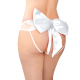 Сексуальные трусики Бантик с вырезом