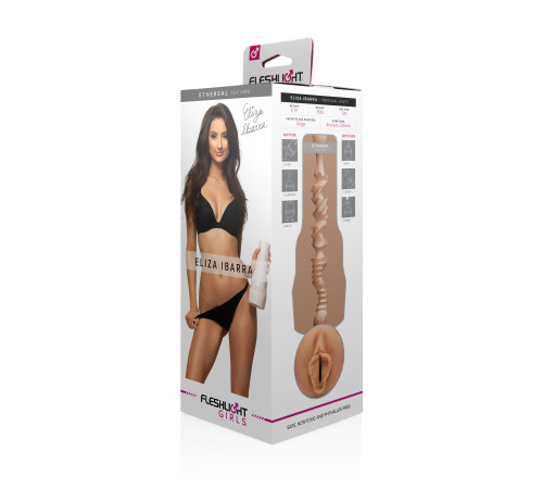 Мастурбатор Fleshlight Girls: Eliza Ibarra - Ethereal, со слепка вагины, очень нежный