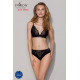 Трусики с широкой резинкой и кружевом Passion PS001 PANTIES black, size S