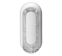 Мастурбатор Tenga Flip Zero Gravity White, изменяемая интенсивность стимуляции, раскладной