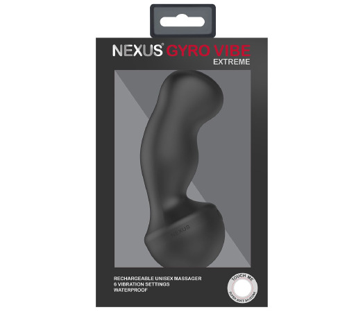 Вибромассажер простаты Nexus Gyro Vibe EXTREME: массаж простаты без рук, новый размер