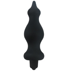 Анальна пробка з вібрацією Adrien Lastic Bullet Amuse Black, макс. діаметр 3,9 см
