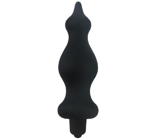 Анальна пробка з вібрацією Adrien Lastic Bullet Amuse Black, макс. діаметр 3,9 см