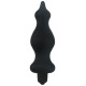 Анальна пробка з вібрацією Adrien Lastic Bullet Amuse Black, макс. діаметр 3,9 см