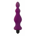 Анальна пробка з вібрацією Adrien Lastic Bullet Amuse Purple, макс. діаметр 3,9 см