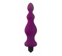 Анальна пробка з вібрацією Adrien Lastic Bullet Amuse Purple, макс. діаметр 3,9 см
