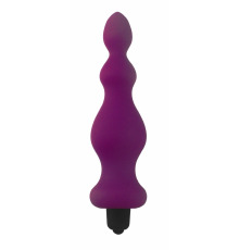 Анальна пробка з вібрацією Adrien Lastic Bullet Amuse Purple, макс. діаметр 3,9 см