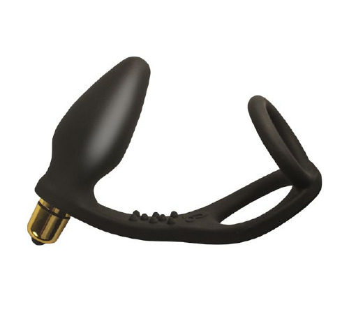 Анальна вібропробка Rocks Off RO-Zen з ерекційним кільцем