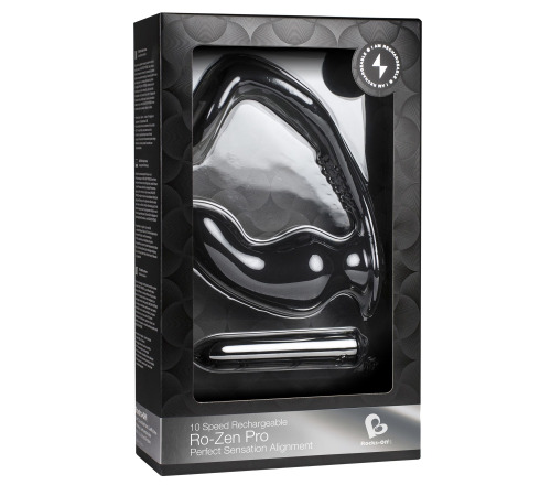 Стимулятор простати Rocks Off RO-Zen PRO з ерекційним кільцем