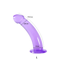 Фаллоимитатор на присоске Jiuxi, L, Фиолетовый