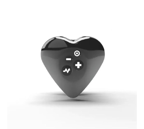 Вибратор для клитора с электростимуляцией Mystim Heart´s Desire Black Edition