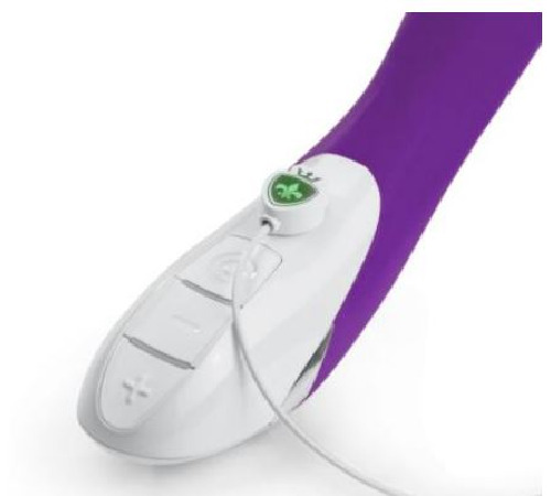 Вибратор-кролик Mystim Danny Divido Purple с глубокой вибрацией, 2 мотора