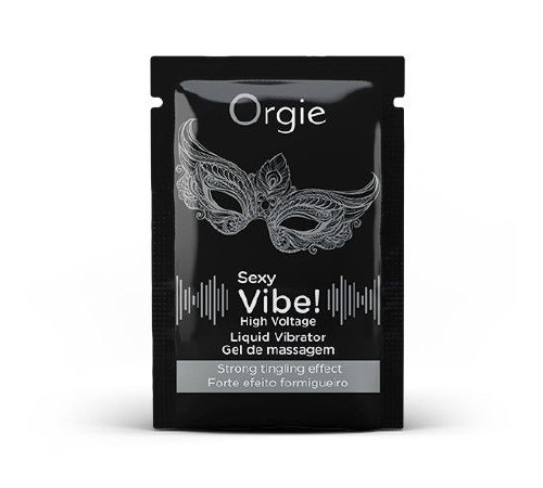 ПРОБНИК Рідкий вібратор SEXY VIBE вібрація: сильна, 2 мл Orgie (Бразилія-Португалія)