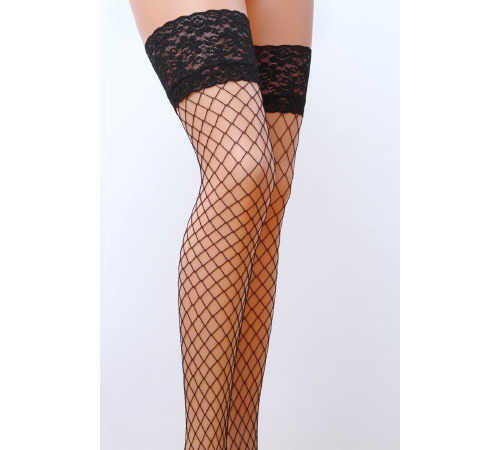 Чулки ST021 3/4 nero - Passion