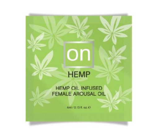 Пробник возбуждающего масла Sensuva - ON for Her Hemp Infused Arousal Oil (0,5 мл)