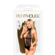 Боді з високим коміром та глибоким декольте Penthouse - Perfect Lover Black S/M