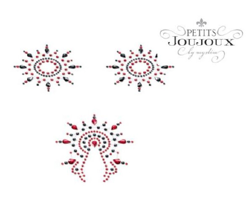 Пестіс Petits Joujoux Gloria set of 3 - BlackRed