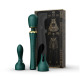 Вибратор микрофон с насадками Zalo Kyro Wand Turquoise Green