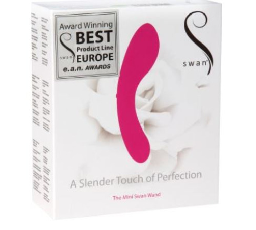 Мінівібратор The Mini Swan Wand, два вібромотора, для вагінально-кліторальний стимуляції