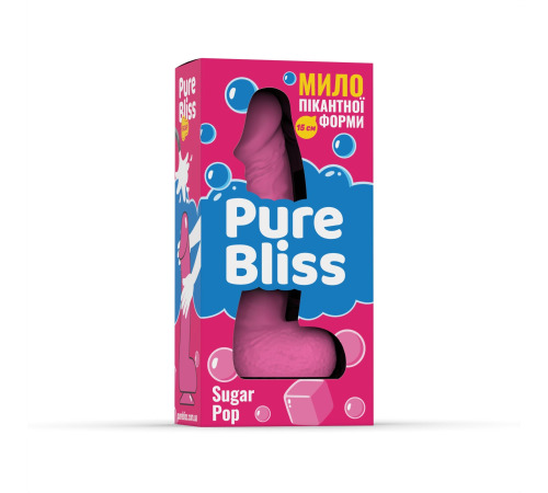 Ароматне мило пікантної форми Pure Bliss Pink Sugar Pop (Жуйка) 15 см