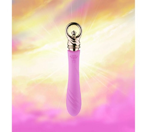 Вибромассажер с функцией подогрева ZALO COURAGE, Fantasy Violet