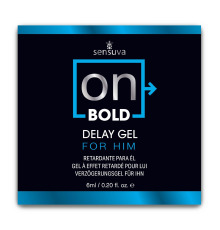Пробник пролонгатора для мужчин Sensuva ON Bold (6 мл) со сладко-мятным вкусом