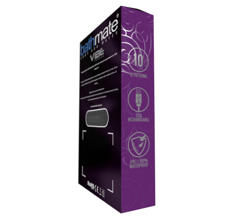 Вибропуля Bathmate Vibe Bullet Chrome, глубокая мощная вибрация