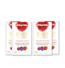 Пробник масажної олії з феромонами MAI PHEROMON MASSAGE OIL RED FRUITS (10 мл)