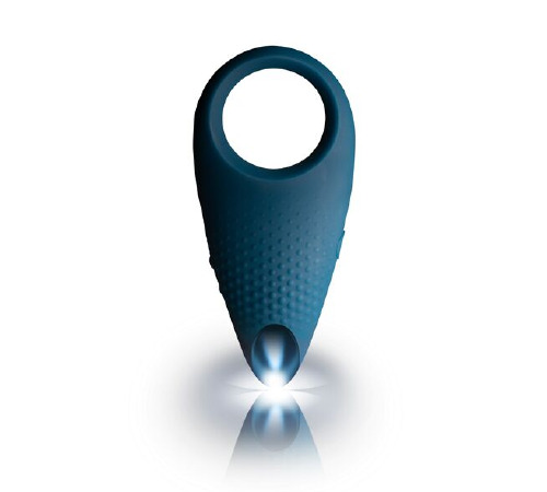 Эрекционное кольцо с вибрацией Rocks Off Empower Blue