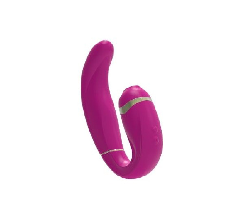 Вибратор с вакуумной стимуляцией клитора Adrien Lastic My G (Pink)