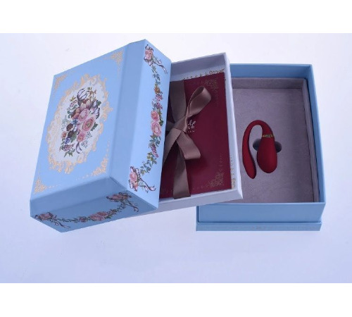 Вибромассажер с функцией управления со смартфона  ZALO Fanfan, Bright Red